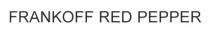 frankoff red pepper, frankoff, red, pepper