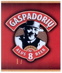 gaspadoriu, stiprusis alus nr.8 beer, stiprusis, alus, nr, beer, 8, 1l, 1, l