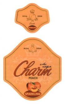 charm, royal drink, royal, drink, sweet, sparkling, peach, це твій шарм, шарм, c, с