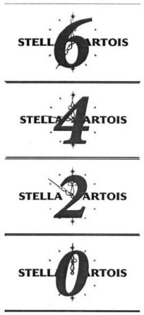 stella artois 6; stella; artois; 6; stella artois 4; 4; stella artois 2; 2; stella artois 0; 0