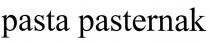 pasta pasternak, pasta, pasternak