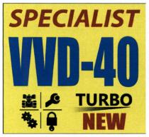 vvd-40, vvd, 40, specialist, turbo new, turbo, new