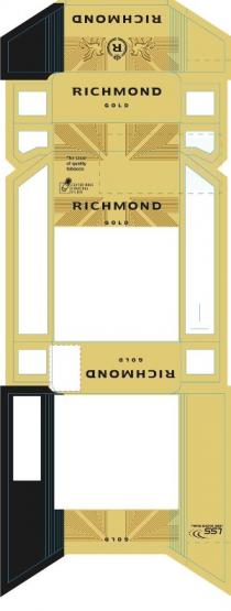 richmond, gold, the taste of quality tobacco, taste, quality, tobacco, center hole charcoal filter, center, hole, charcoal, filter, lss, less smoke small, less, smoke, small, r