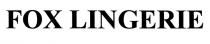 fox lingerie, fox, lingerie