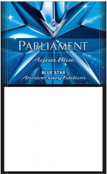 parliament, aqua blue, aqua, blue, blue star, star, anniversary edition, anniversary, edition, p, р