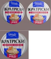 veladis, pate, ікра тріски, ікра, тріски, з копченим лососем, копченим, лососем