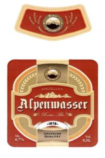 bar, alpenwasser, rotes ale, rotes, ale, spezielles, deutsche qualitat, deutsche, qualitat, 1878, 100% wasser hopfen, 100, %, wasser, hopfen, 100% malz liebe, malz, liebe, alc 4,7%, alc, 4,7, 4 7, vol 0,5l, vol, 0,5, 0 5, l