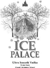 ісе, ice palace, ice, palace, ultra smooth vodka, ultra, smooth, vodka, made from finest ukrainian wheat, made, finest, ukrainian, wheat
