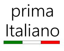 prima italiano, prima, italiano