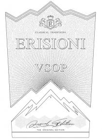 erisioni, vsop, e, е, classical traditions, classical, traditions, the original edition, original, edition