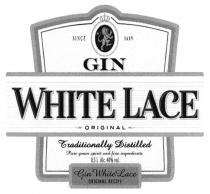 white lace, white, lace, original, traditionally distilled, traditionally, distilled, pure grain spirit and fine ingredients, pure, grain, spirit, fine, ingredients, gin white lace, gin, white, lace, original recipe, original, recipe, since 1689, since, 1689, 0,5l ale. 40% vol., 0,5, 05, l, ale, 40, %, vol