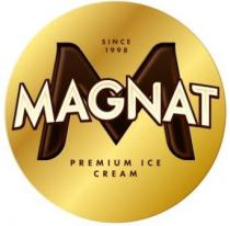1998, since, since 1998, cream, ice, premium, premium ice cream, magnat, m, м
