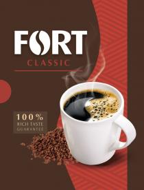 guarantee, taste, rich, rich taste guarantee, %, 100, 100%, 100% rich taste guarantee, classic, fort, fort classic