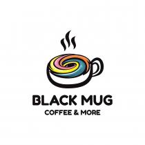 more, coffee, mug, black, black mug coffee & more