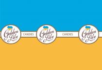 candies, lily, golden, golden lily