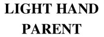 parent, hand, light, light hand parent