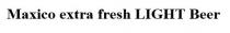 beer, light, fresh, extra, maxico, maxico extra fresh light beer