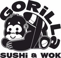 wok, sushi, sushi & wok, gorilla
