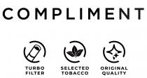 quality, original, original quality, tobacco, selected, selected tobacco, filter, turbo, turbo filter, compliment