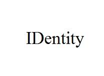 entity, id, identity