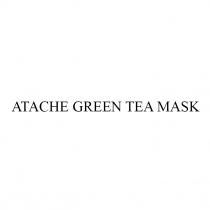 mask, tea, green, atache, atache green tea mask