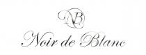 nb, blanc, de, noire, noire de blanc