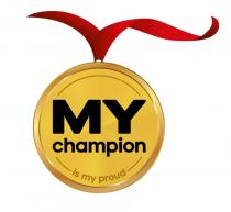 proud, champion, my, my champion is my proud
