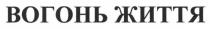 вогонь життя, вогонь, життя