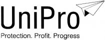 unipro, uni, pro, protection. profit. progress, protection, profit, progress