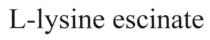 l-lysine escinate, lysine, l, escinate