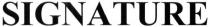 signature