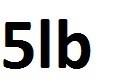 5lb, 5, lb