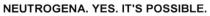 neutrogena yes it's possible, neutrogena, yes, possible