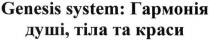 genesis system гармонія, genesis, system, гармонія, душі тіла та краси, душі, тіла, краси