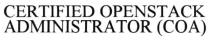 certified openstack administrator (coa), certified, openstack, administrator, coa