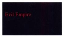 evil empire, evil, empire