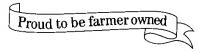 proud to be farmer owned, proud, farmer, owned