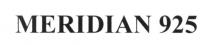 meridian 925, meridian, 925