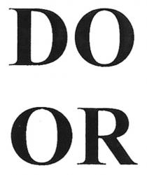 do or, door, do, or