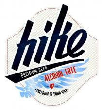 h, hike, premium beer, premium, beer, alcohol-free, alcohol, free, freedom is your way, freedom, way