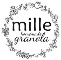 mille homemade granola, mille, homemade, granola