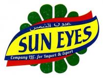 sun eyes, sun, eyes, company llc. for import & export, company, llc, import, export
