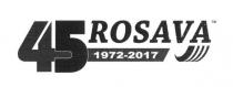 45 rosava, rosava, 45, 1972-2017, 1972, 2017