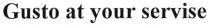 gusto at your servise, gusto, servise