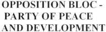 opposition bloc-party of peace and development, opposition, bloc, party, peace, development