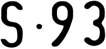 s-93, s 93, s, 93