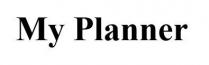 my planner, my, planner