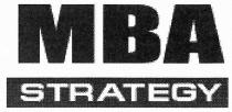 мва, mba strategy, mba, strategy