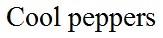 cool peppers, cool, peppers