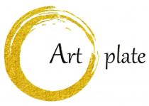 art plate, art, plate